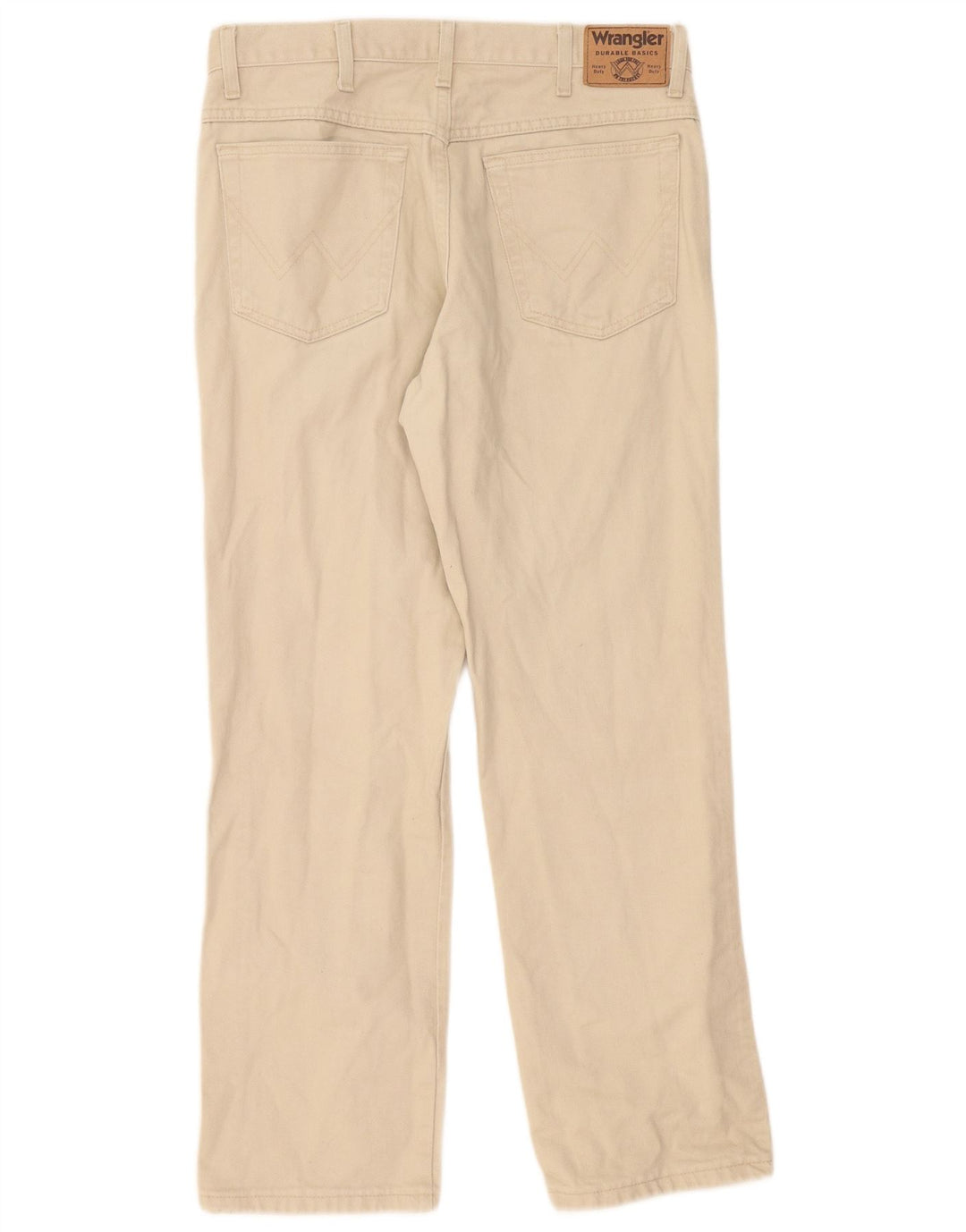 Мужские прямые джинсы Wrangler W34 L30, бежевый хлопок