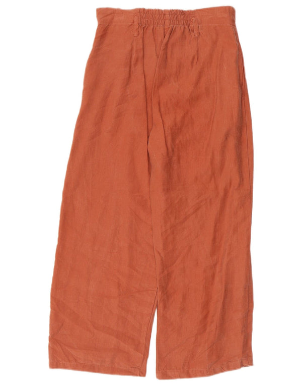 Zara Широкие повседневные брюки для девочек 11-12 лет W26 L21 Оранжевые