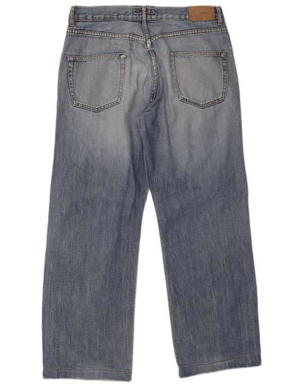 Мужские прямые джинсы Zara EU 46 XL W36 L29, синий хлопок