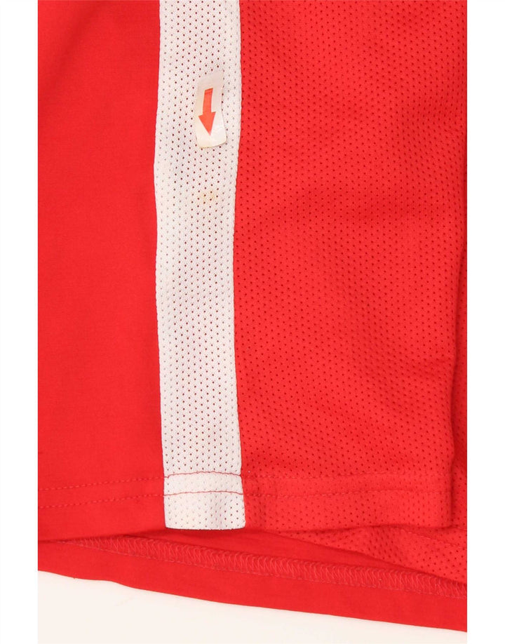 Мужская футболка Nike Dri Fit, средний красный полиэстер