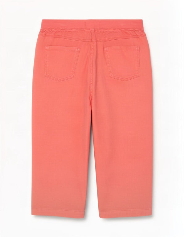 Женские капри Marks & Spencer UK 18 XL W38 L20 розовые льняные