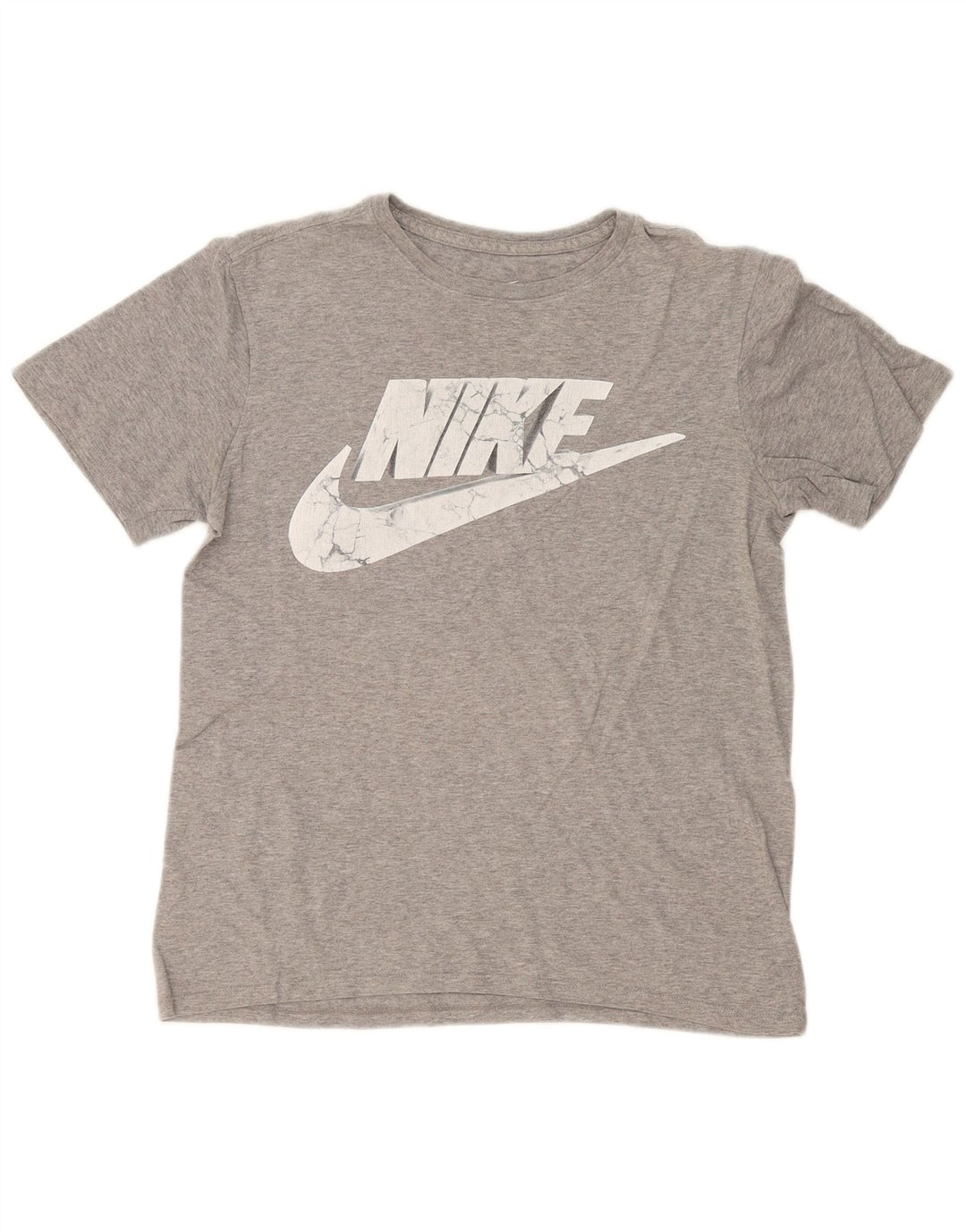 Мужская футболка с рисунком Nike Athletic Cut, маленький серый, в крапинку