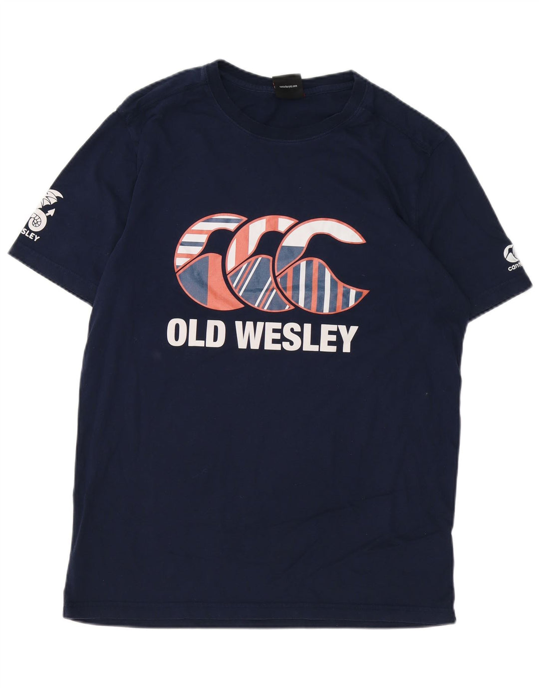 CANTERBURY Мужская футболка с рисунком Top XL Темно-синий хлопок