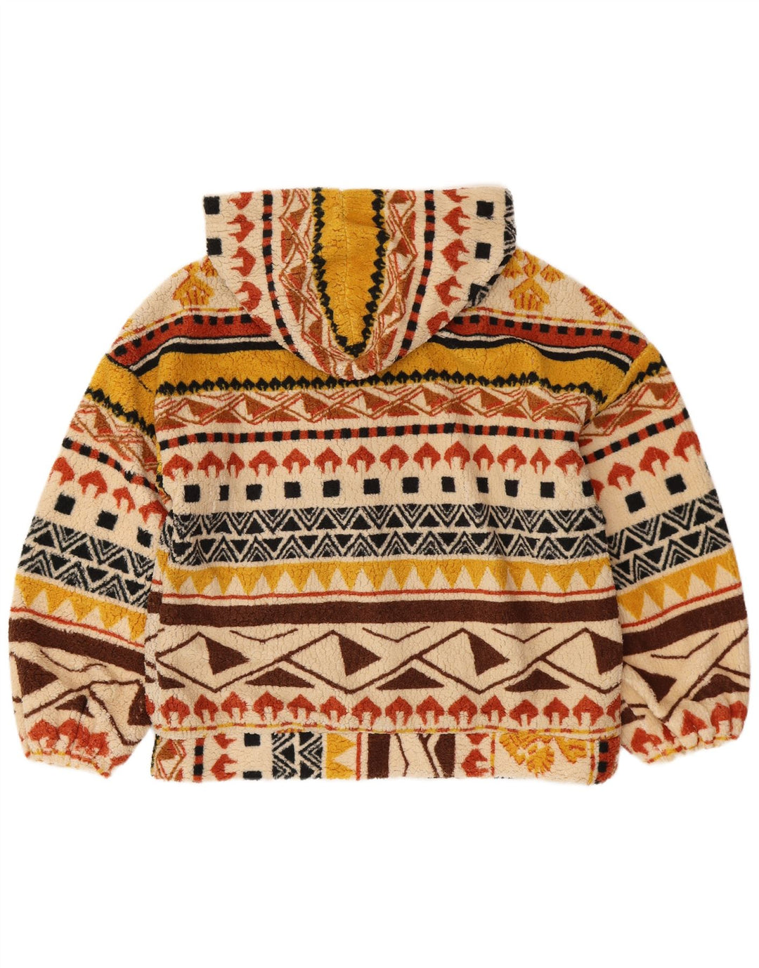 KOTON Женский флисовый джемпер оверсайз с капюшоном EU 38, средний разноцветный