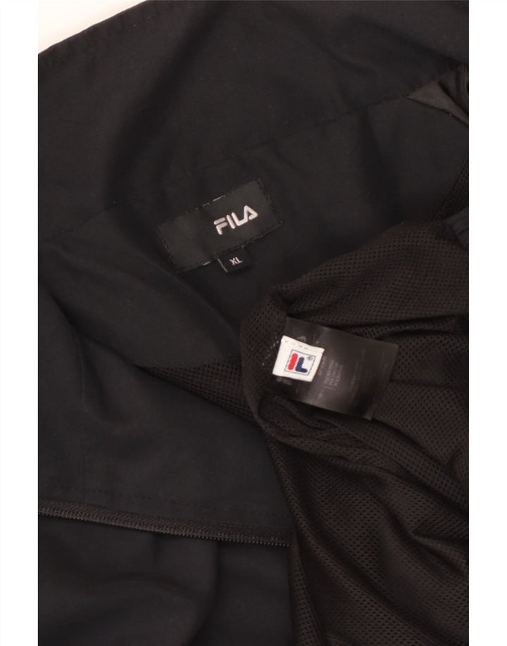 Fila Мужской спортивный костюм Top Jacket XL Черный Полиэстер