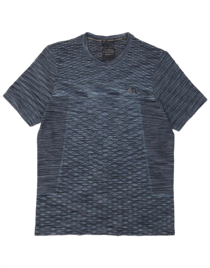 Мужская футболка Under Armour Top, большая синяя крапинка из полиэстера, спортивная