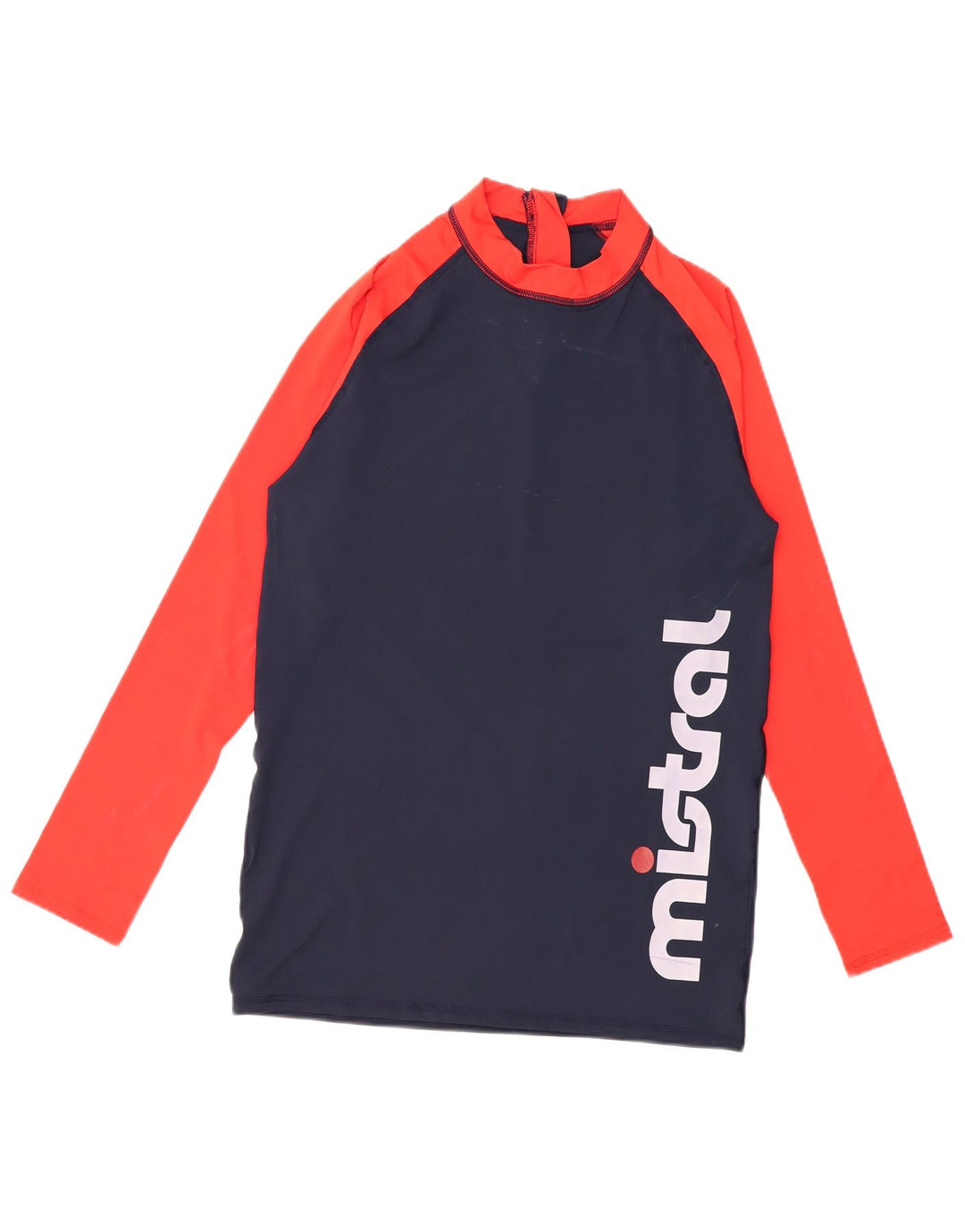 Мужской топ с рисунком Mistral, длинный рукав, большой, темно-синий, полиэстер с цветными блоками