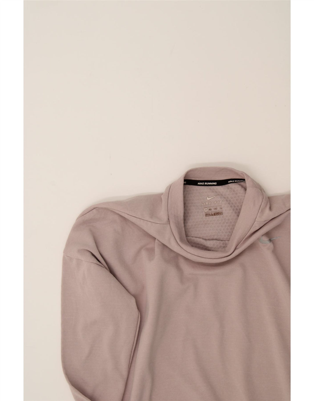NIKE Womens Dri Fit Oversized Sweatshirt Jumper UK 6 XS Purple Polyester Vintage Nike and Second-Hand Nike from Messina Hembry 