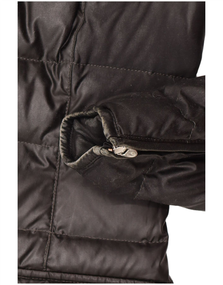 Belstaff Женское стеганое пальто IT 44 Medium Black Polyester Classic