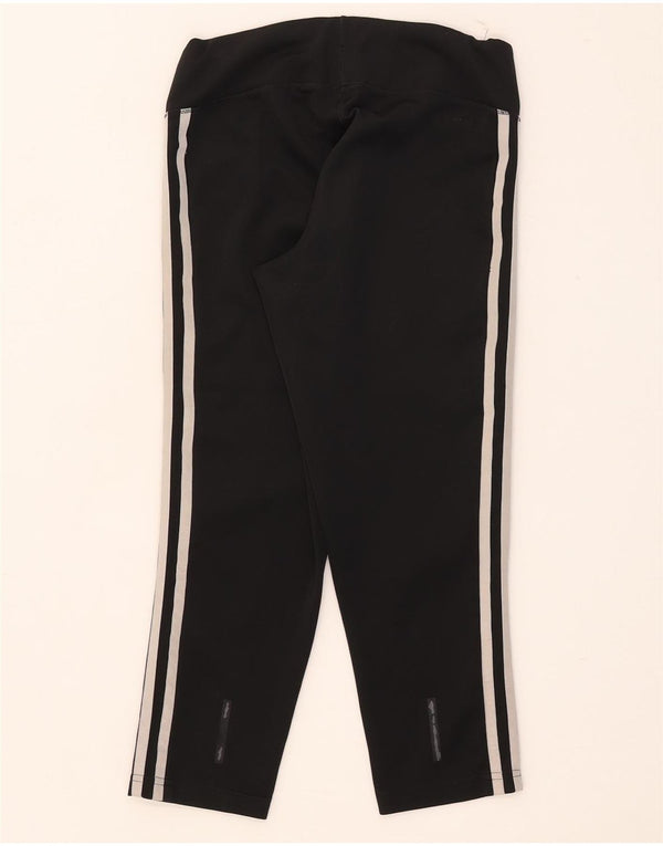Женские леггинсы-капри Adidas Aeroready UK 8/10, маленькие черные из полиэстера