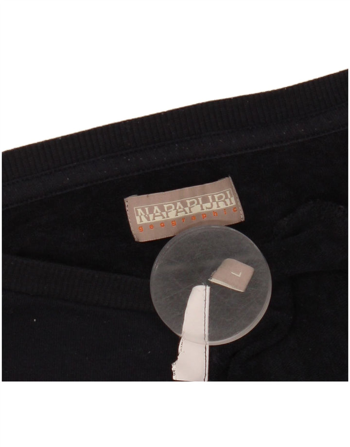 NAPAPIJRI Женский свитер с рисунком UK 14, большой темно-синий