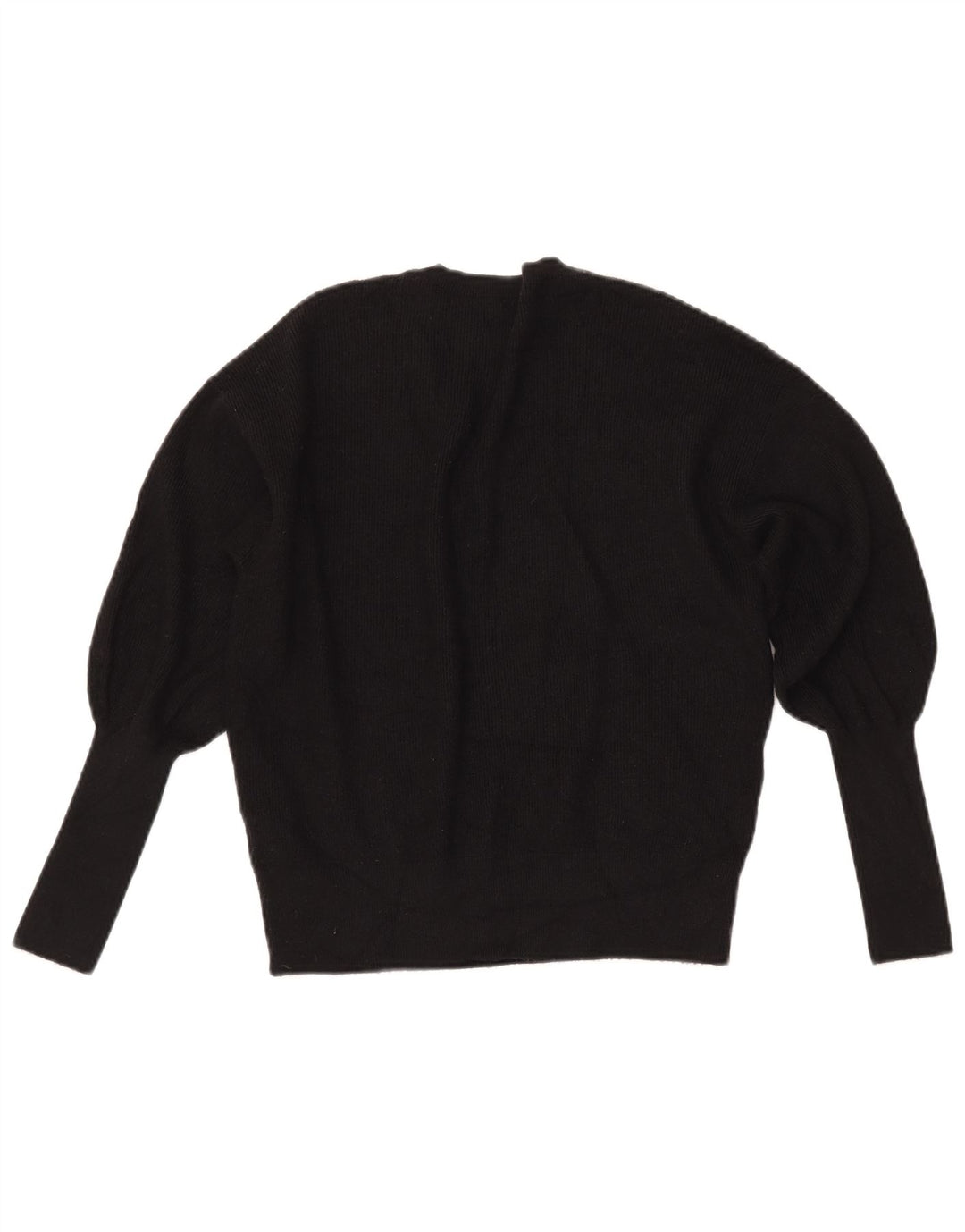 Женский укороченный джемпер с v-образным вырезом MARKS & SPENCER UK 10, маленький черный