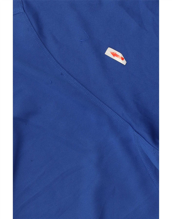 Мужская рубашка-поло Nike Dri Fit, большая синяя полиэстер