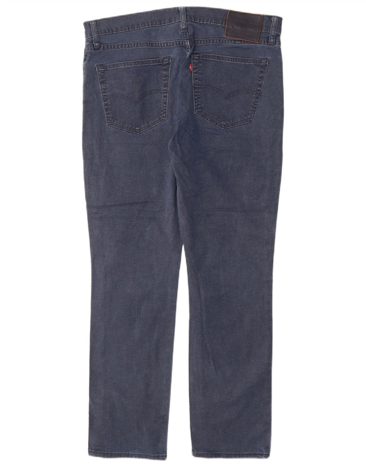 Мужские узкие джинсы Levi's W36 L30 синие, хлопок