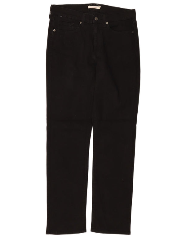 Женские классические прямые джинсы LEVI'S W29 L32, черный хлопок