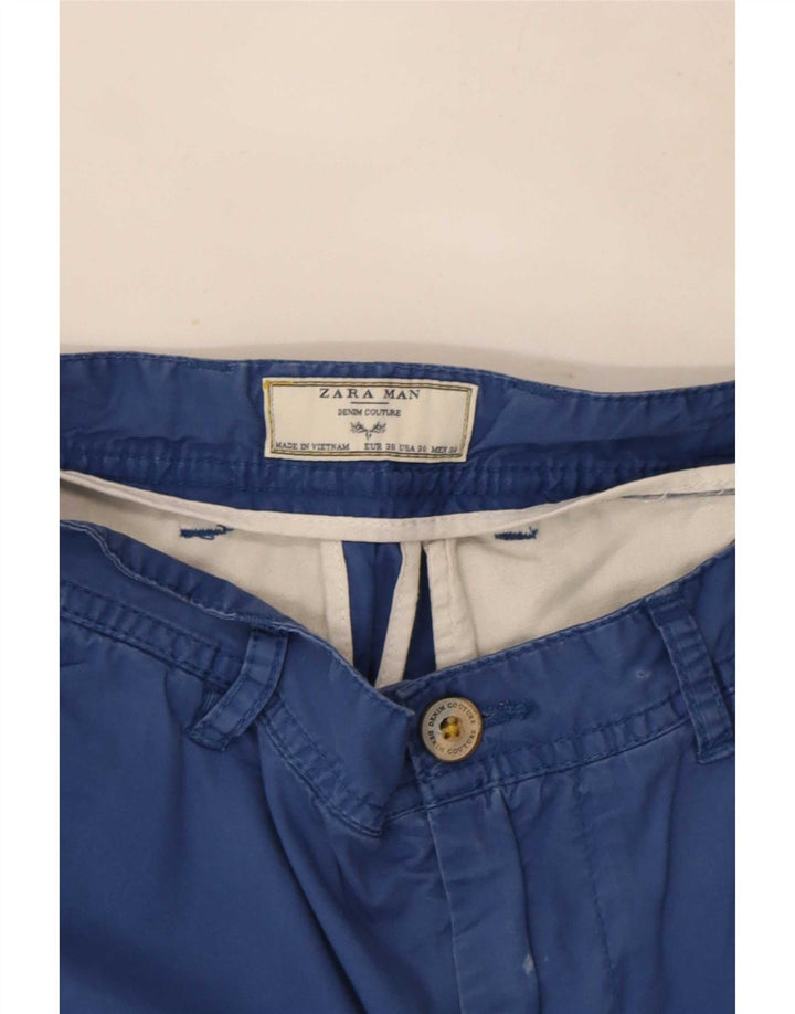 Мужские шорты чинос Zara EU 38 Small W30 Синие
