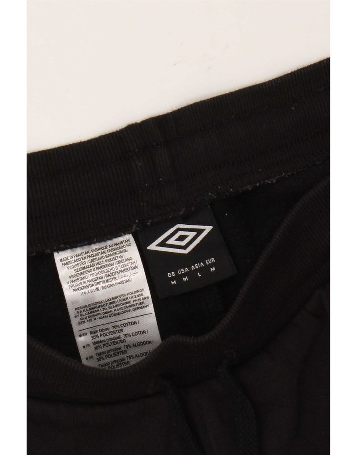 Женские спортивные шорты Umbro UK 14, средние черные хлопковые