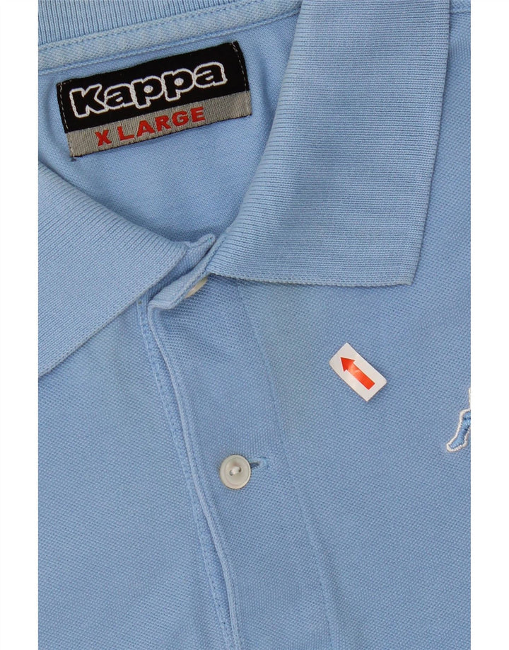 KAPPA Mens Polo Shirt XL Blue Cotton