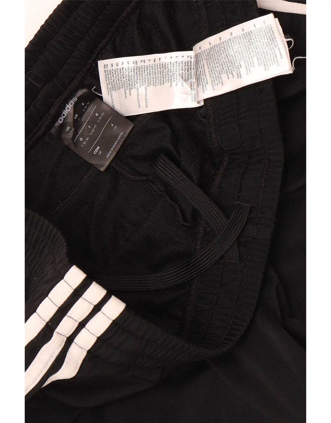 Женские спортивные брюки Adidas UK 8/10, маленький черный полиэстер