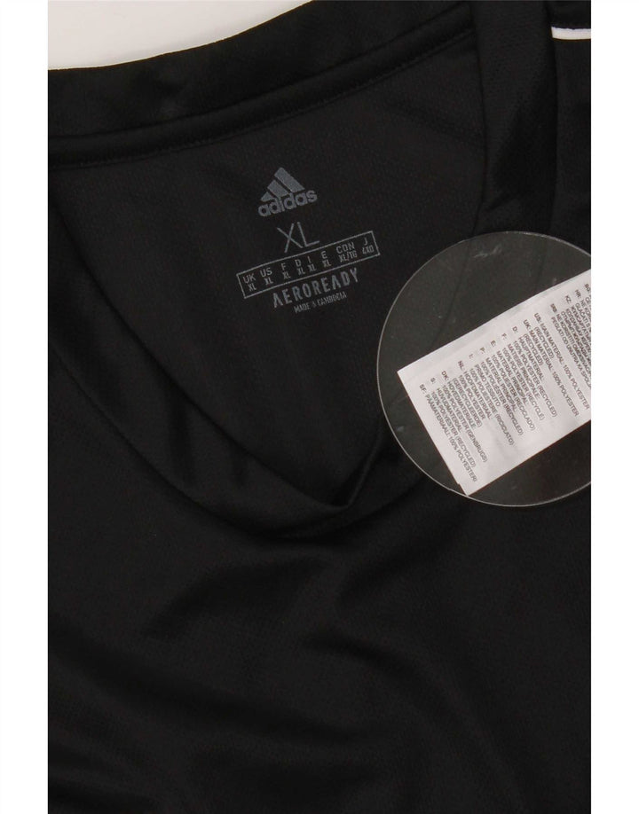 Мужская футболка Adidas Aeroready Top XL, черный полиэстер