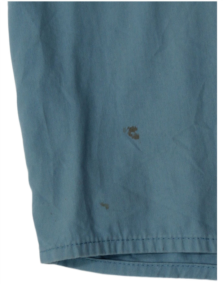 Мужская рубашка с коротким рукавом Wrangler XL, синяя, хлопок