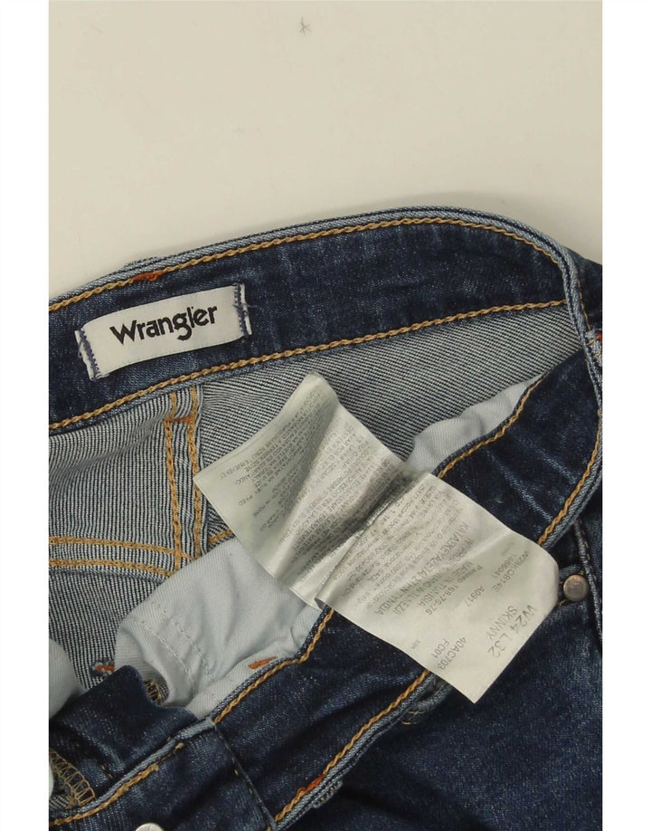 Женские джинсы скинни Wrangler W24 L32 синие