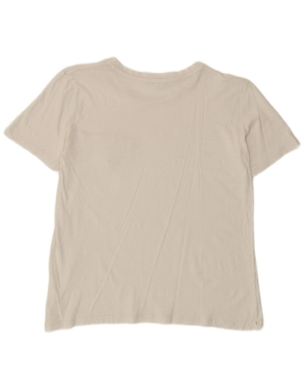 Женская футболка Zara Top UK 10, маленькая белая