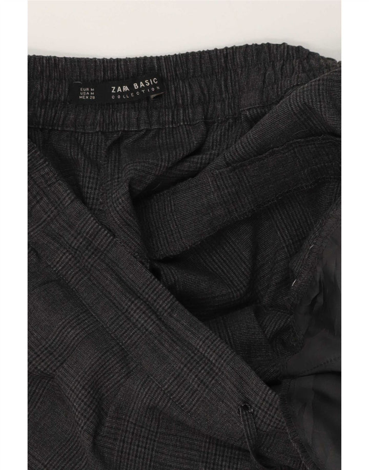 Женские зауженные брюки чинос Zara Medium W28 L27 Серые