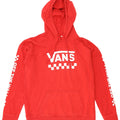 Мужской джемпер с капюшоном VANS, красный, хлопковый, среднего размера