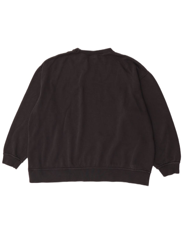 Женский свитер оверсайз Nike UK 18 XL, черный хлопок