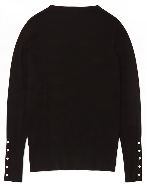 Женский кардиган Zara UK 16, большой черный вискоза