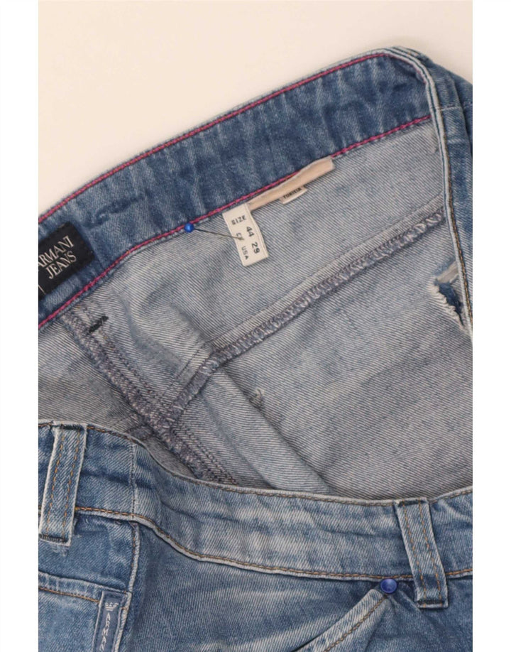 Женские расклешенные джинсы Armani W28 L27 синие