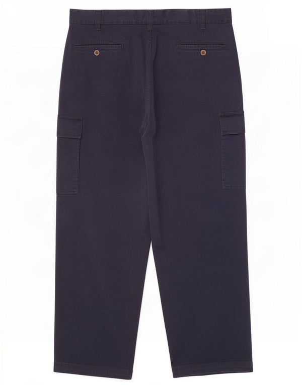 Мужские прямые брюки-карго Marks & Spencer St. Michael W38 L29 темно-синие