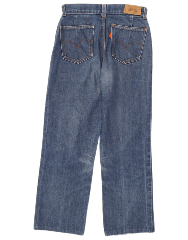 Женские прямые джинсы Levi's с высокой талией UK 12 Medium W26 L24 Синие