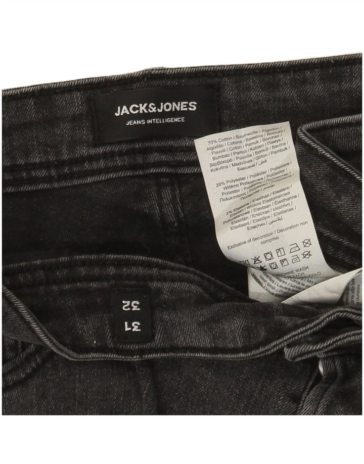 Мужские узкие джинсы Jack & Jones W31 L32, серый хлопок