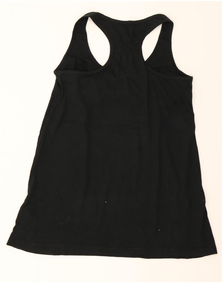 EDDIE BAUER Womens Vest Top UK 12 Medium Black Cotton Vintage Eddie Bauer and Second-Hand Eddie Bauer from Messina Hembry 
