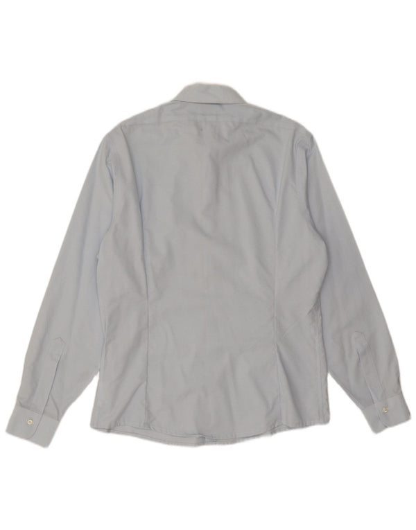 Мужская рубашка BROOKS BROTHERS, размер 16, 1/2, большая синяя полоска, хлопок