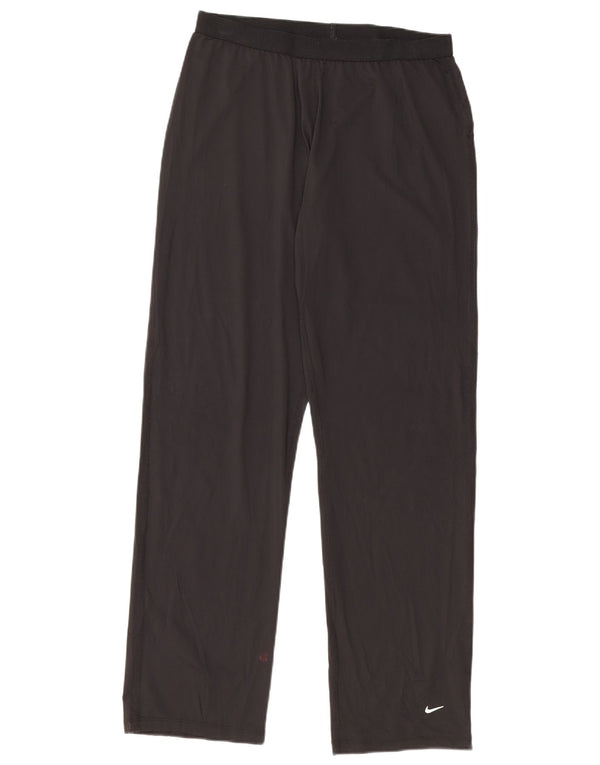 Женские спортивные брюки NIKE США 8/10, средний черный нейлон