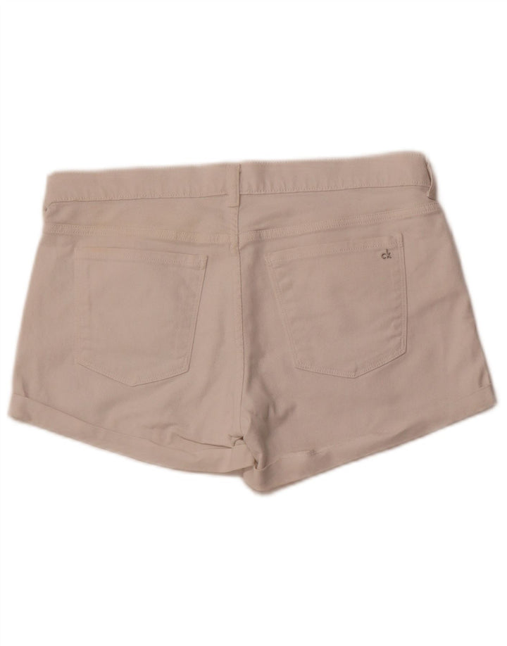 Женские джинсовые шорты CALVIN KLEIN US 8 Medium W32 Белый хлопок