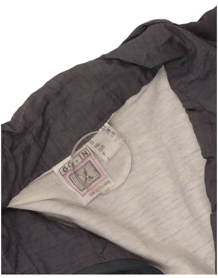 Мужской спортивный костюм CLIPPER UK 46 2XL, серый хлопок с цветными блоками