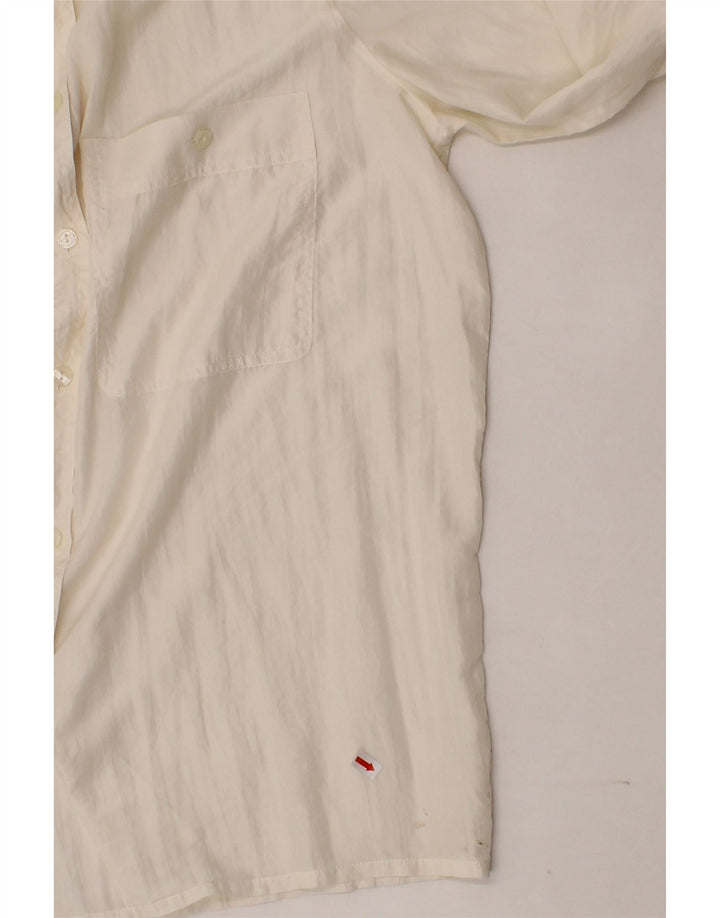 MARIO ROSELLA Womens Shirt Blouse EU 38 Medium White Vintage Mario Rosella and Second-Hand Mario Rosella from Messina Hembry 