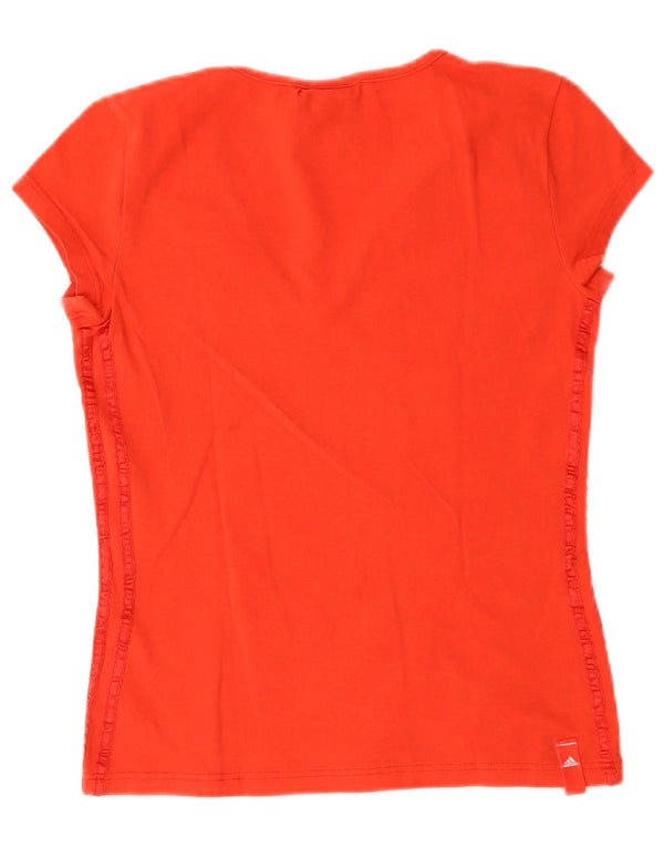 Женская футболка с рисунком Adidas Top UK 18 XL, красный хлопок