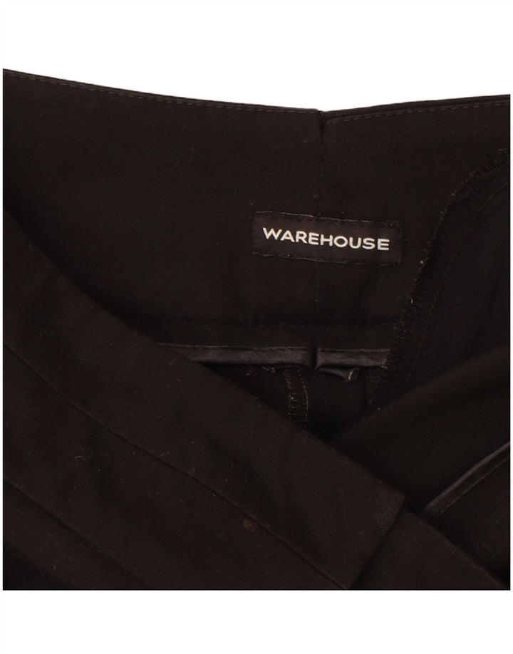 Женские повседневные брюки Warehouse UK 10, маленькие W28 L30, черный полиэстер