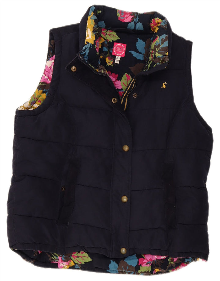 Женский утепленный жилет Joules UK 18 XL, темно-синий, полиэстер