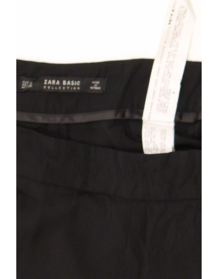 Женские повседневные шорты Zara XS W24, черный полиэстер