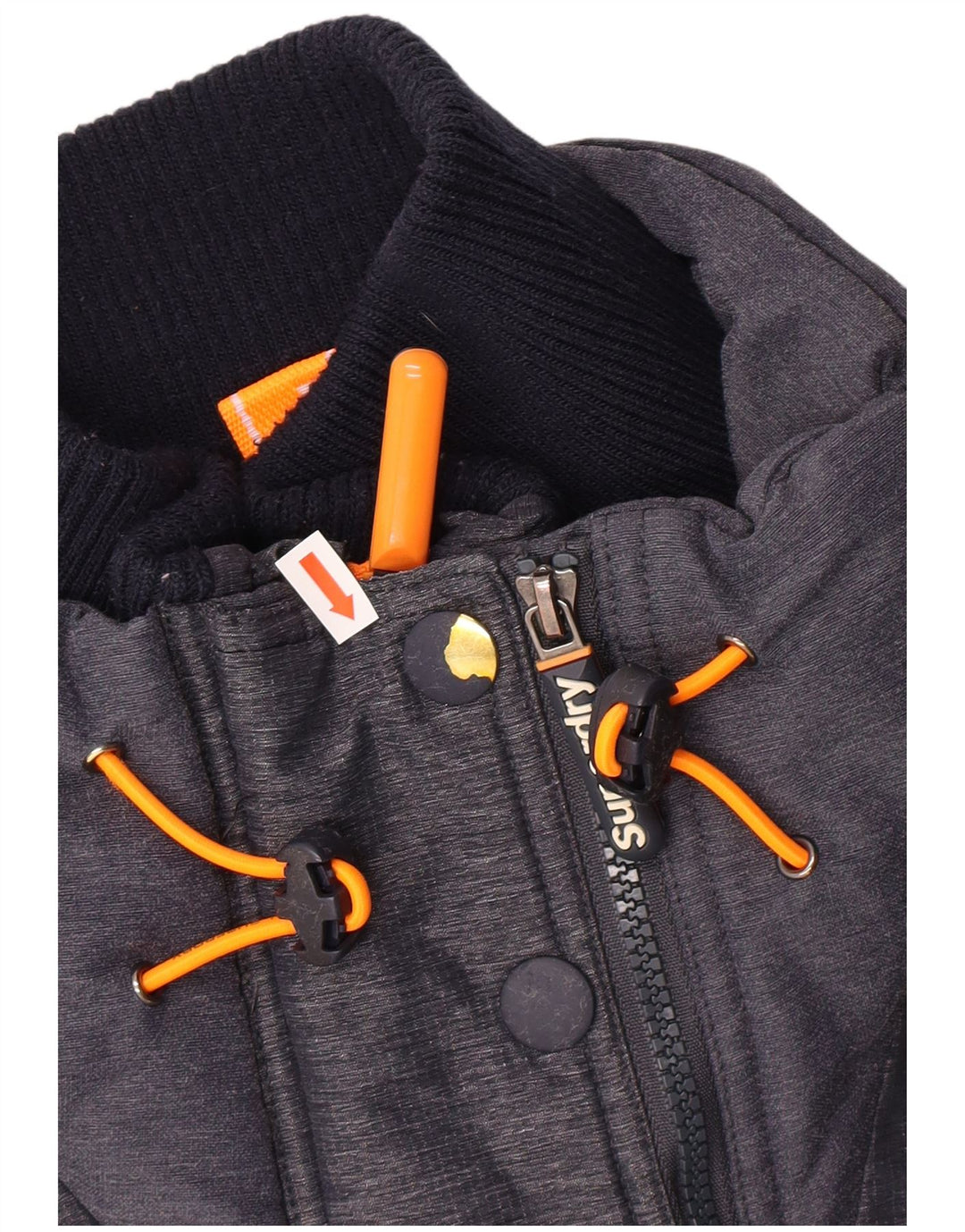 SUPERDRY Женская ветровка UK 14, средний синий нейлон