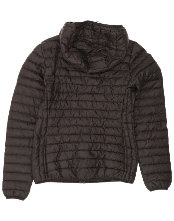 Женская утепленная куртка с капюшоном Superdry UK 6 XS, черный полиэстер