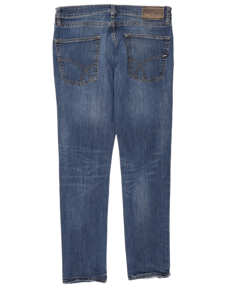 Мужские потертые узкие джинсы Gap W32 L32, синие, хлопок