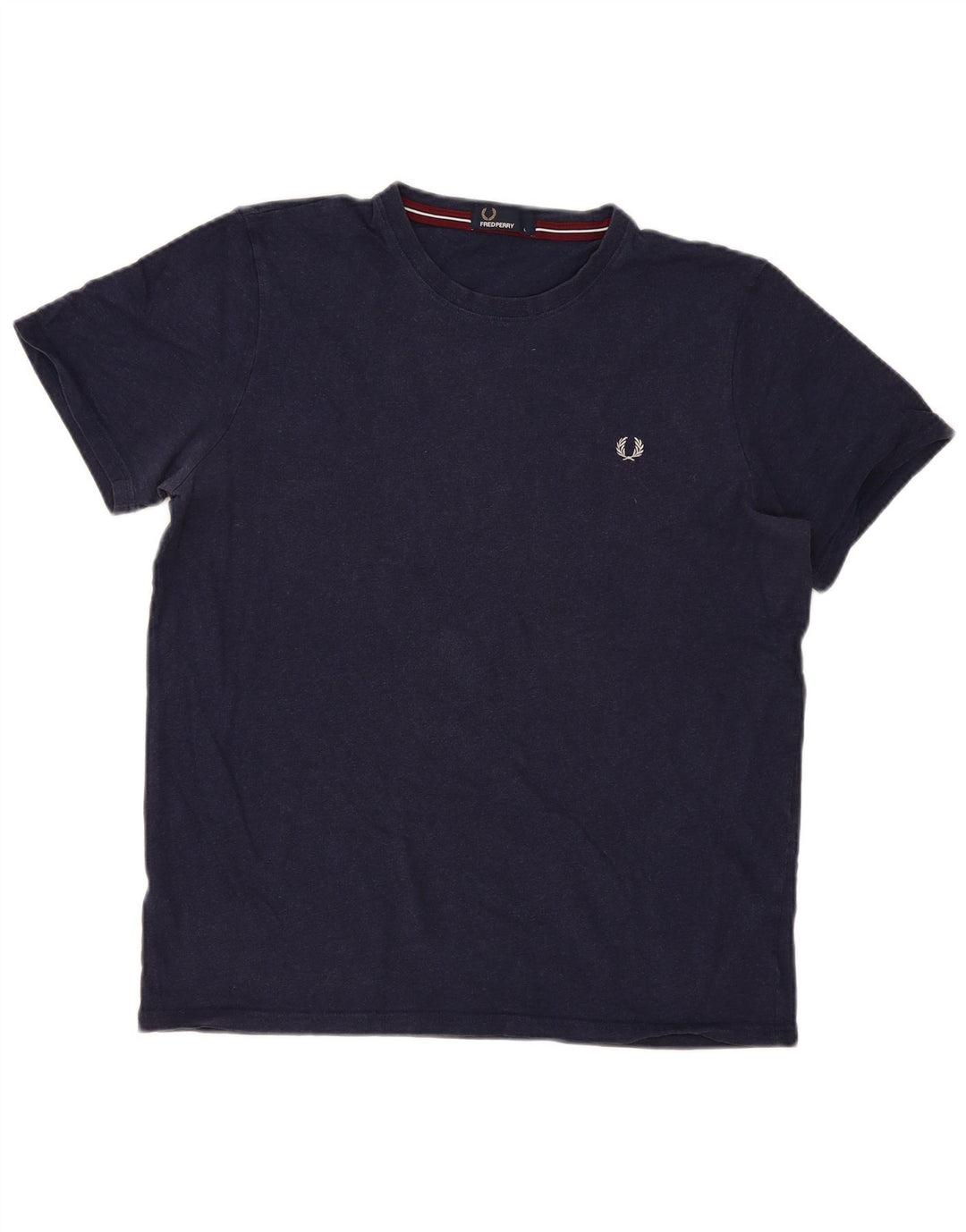 Мужская футболка Fred Perry, большой темно-синий хлопок
