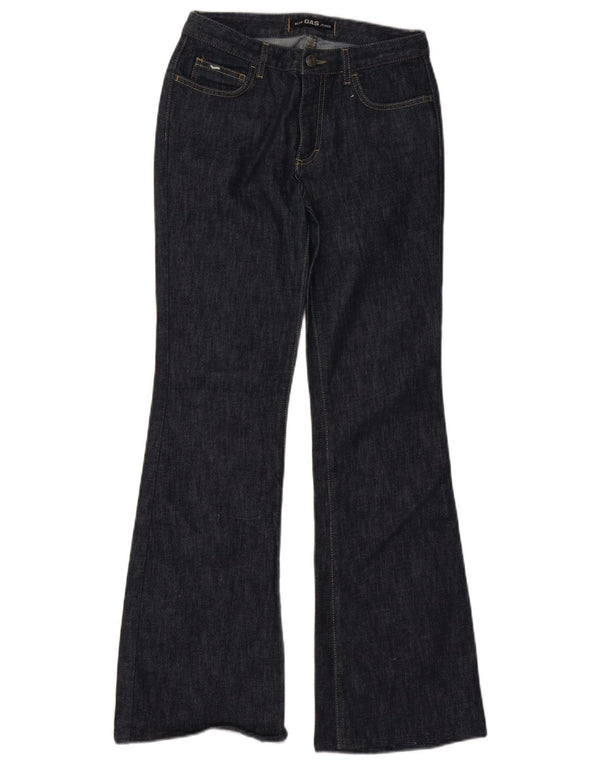 Женские расклешенные джинсы Gas W28 L30, темно-синий, хлопок
